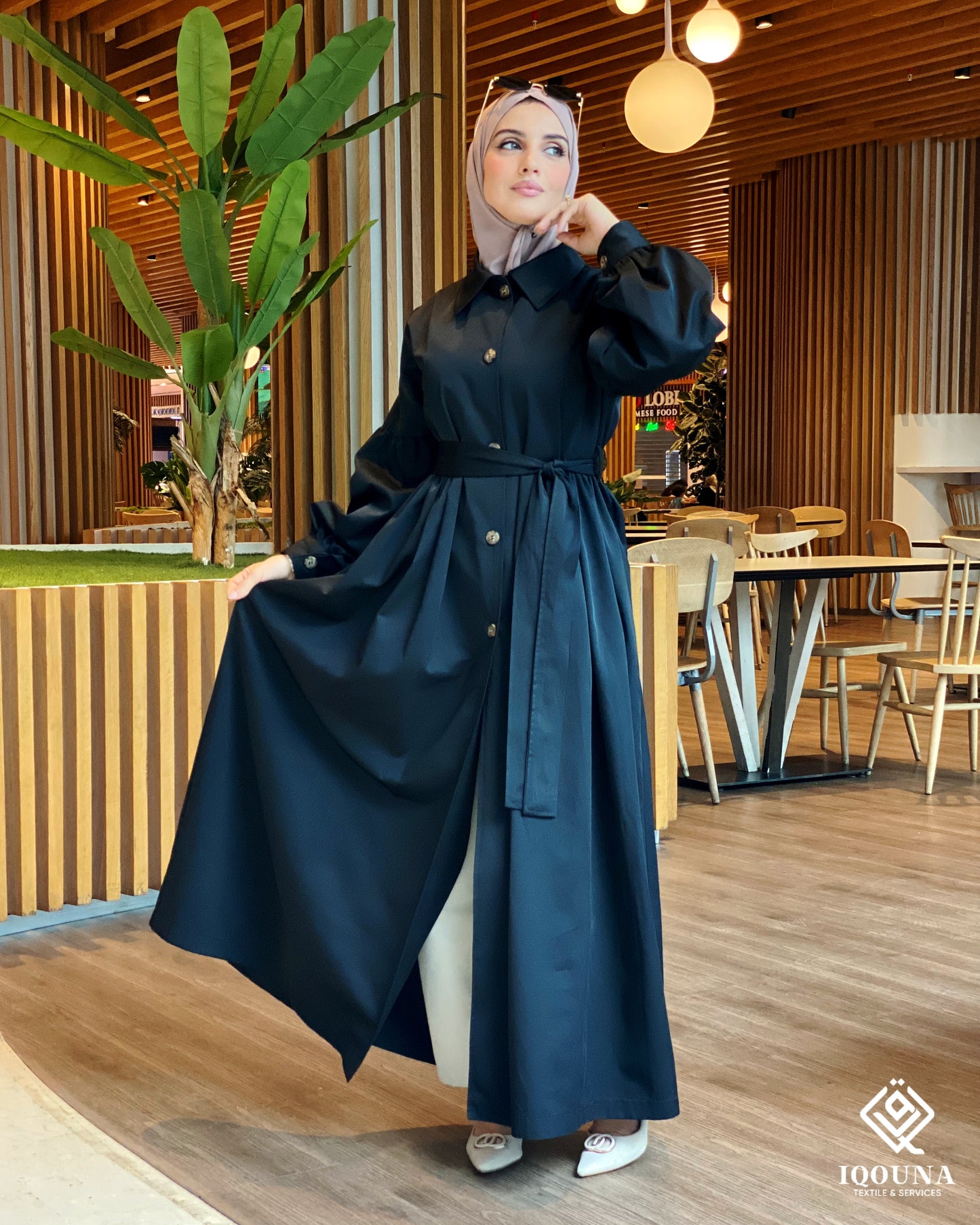 Trench coat « NOIR »